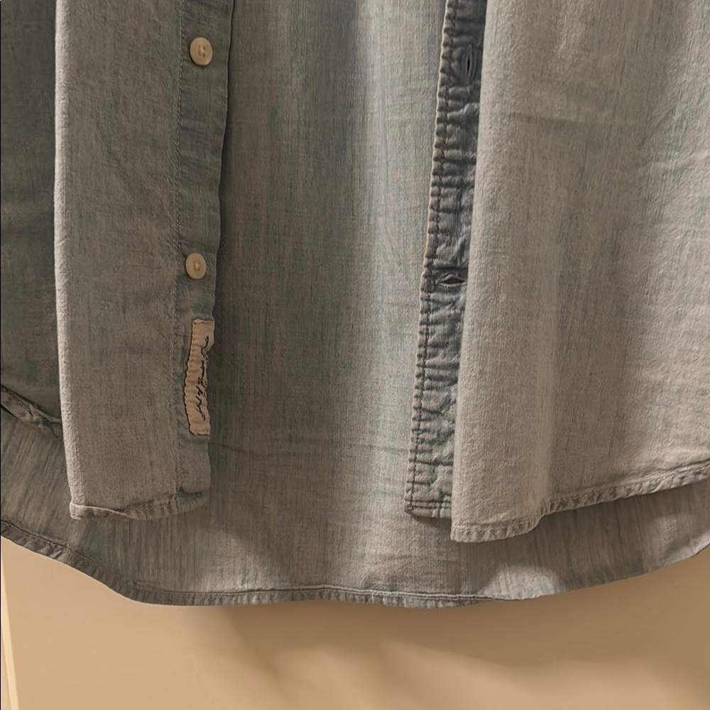 Light Blue Denim Shirt - Picture 3 of 4